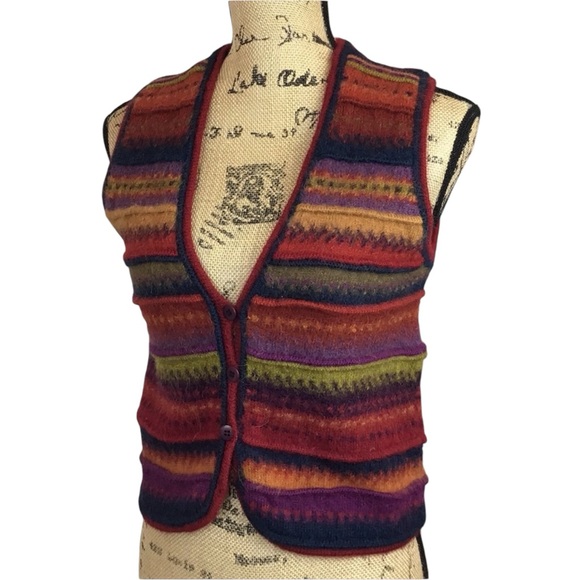 The Peruvian Connection 100% Alpaca Sweater Vest - Picture 6 of 7